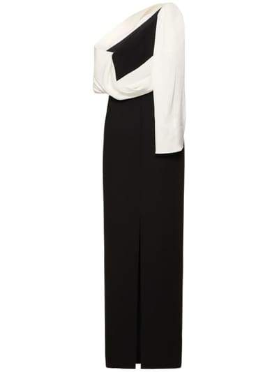 Roland Mouret: Abito lungo con drappeggio asimmetrico
