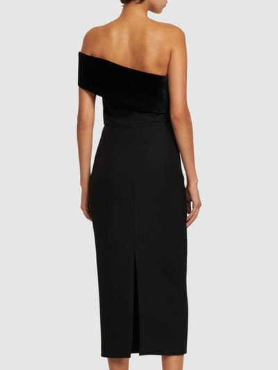 Roland Mouret: Midikleid mit asymmetrischem Ausschnitt