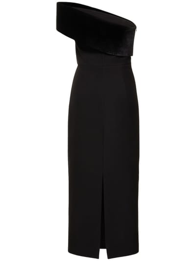 Roland Mouret: Midikleid mit asymmetrischem Ausschnitt