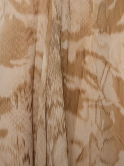 Blumarine: Printed maxi dress with thin straps