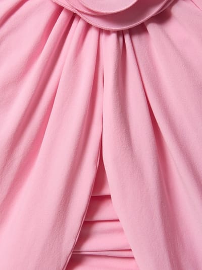 Magda Butrym: Draped mini dress with flower applique