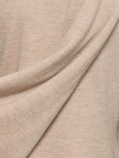 Magda Butrym: 羊毛混纺针织垂褶上衣