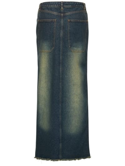 Cannari Concept: 开叉超长牛仔半身裙