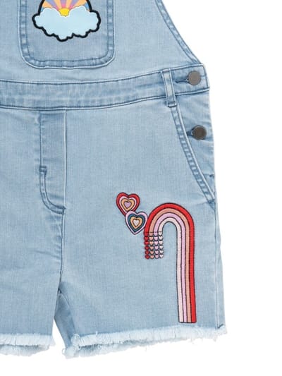 Stella McCartney Kids: Cotton denim overalls