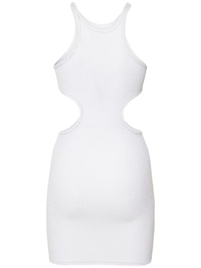 Reina Olga: Miniabito stretch con cut-out