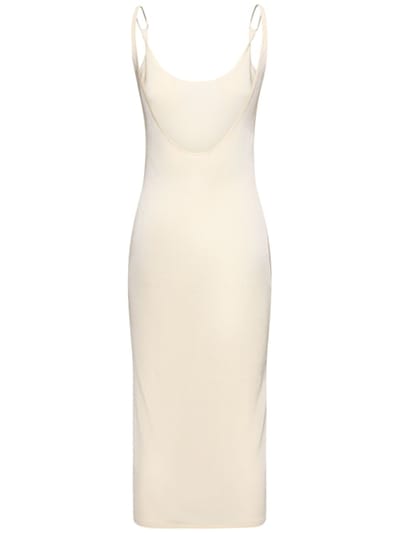 Dion Lee: Abito lungo in maglia con schiena scoperta
