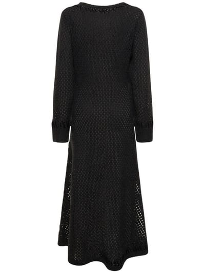 The Garment: Maxikleid aus Ajour-Wolle