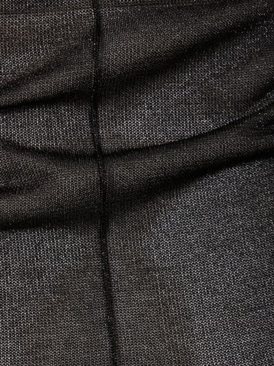 Fleur Du Mal: 透明针织工字背粘胶纤维迷笛连衣裙