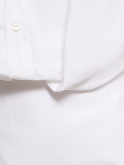 Interior: Drapiertes Hemdblusenkleid aus Baumwolle