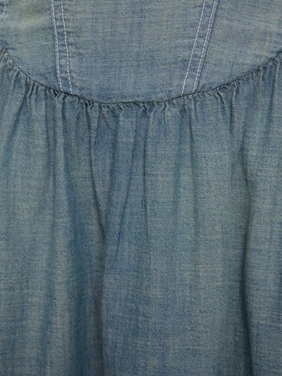 RE/DONE: Vestito corto svasato in cotone