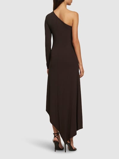 Michael Kors Collection: Abito lungo monospalla in jersey