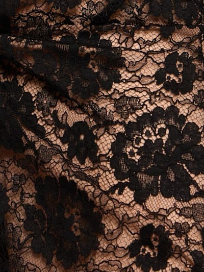 Michael Kors Collection: Abito midi in pizzo floreale
