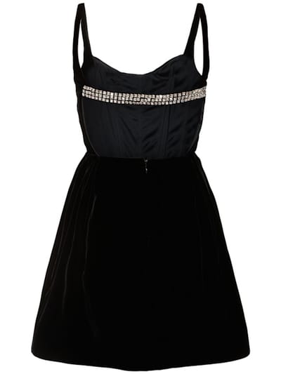 Giambattista Valli: Crystal-embellished A-line minidress