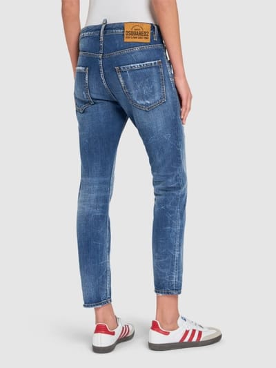 Dsquared2: Jeans dritti con dettagli consumati