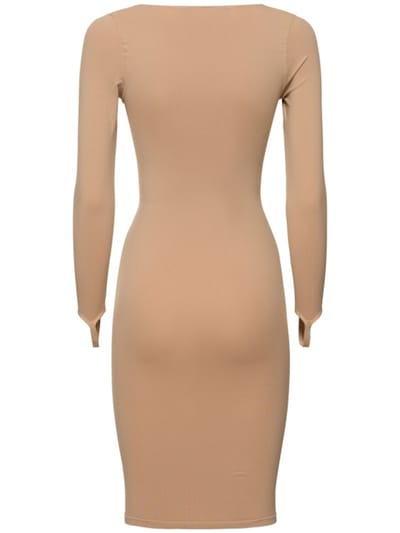 Andreadamo: Stretch-jersey midi dress