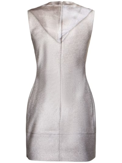JW Anderson: Robe courte sans manches à capuche