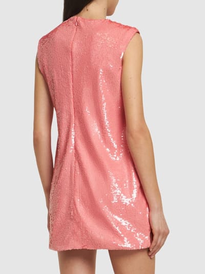 JW Anderson: Cotton mini dress with sequins