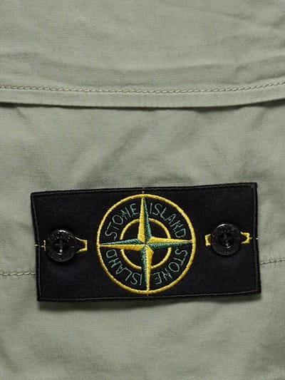 Stone Island: 弹力棉质logo贴片短裤