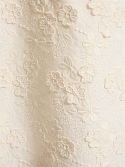 Giambattista Valli: Embroidered long-sleeved mini dress