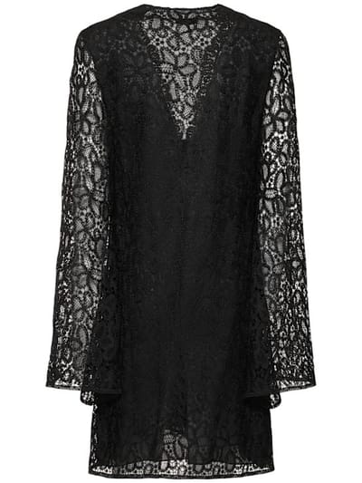 Giambattista Valli: Lace mini dress with flared sleeves