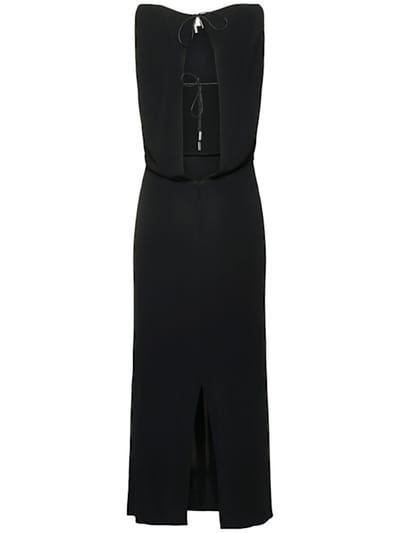 16arlington: Jersey midi dress with open back