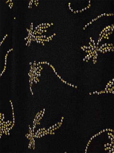 16arlington: Strapless embellished maxi dress