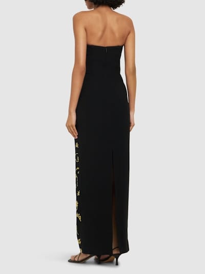 16arlington: Strapless embellished maxi dress