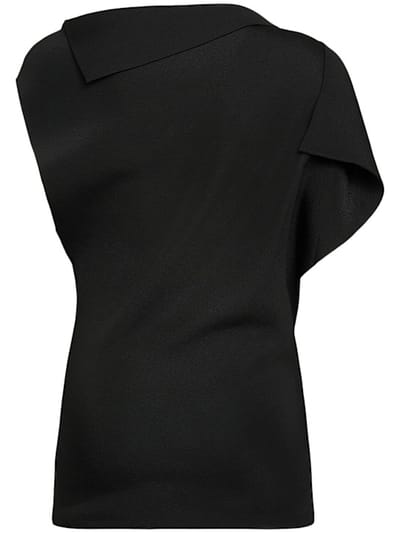 Jacquemus: Drapiertes asymmetrisches Minikleid