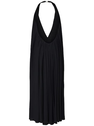 Jacquemus: Neckholder-Maxikleid mit tiefem Ausschnitt