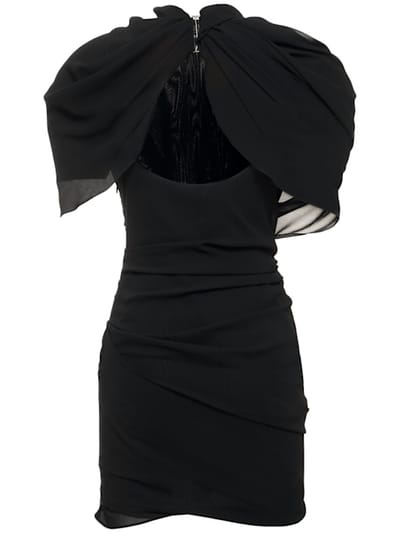 Jacquemus: Asymmetrisch drapiertes Minikleid