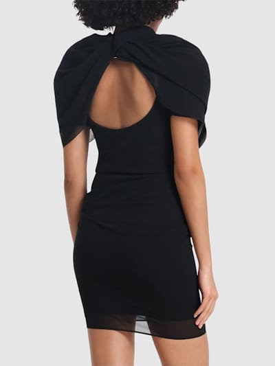Jacquemus: Asymmetrisch drapiertes Minikleid