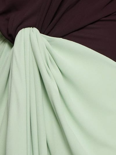 Victoria Beckham: Abito lungo in jersey drappeggiato