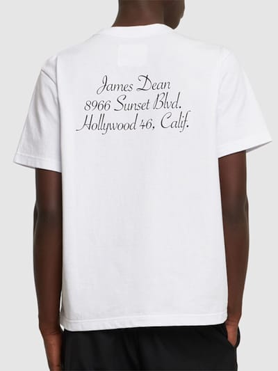 Sacai: Oversize T-shirt with graphic print