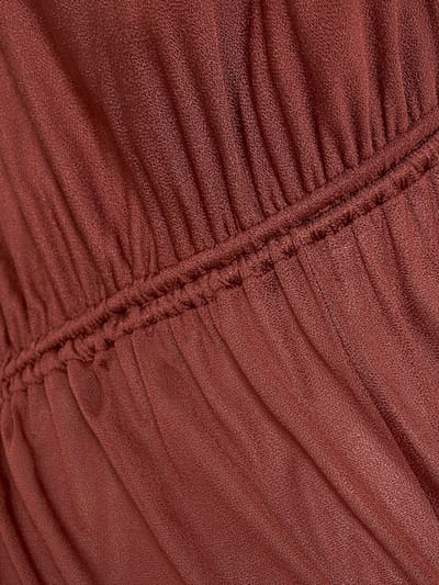 Blumarine: 粘胶纤维绉纱长款连衣裙