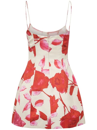 Blumarine: Vestito svasato con spalline sottili