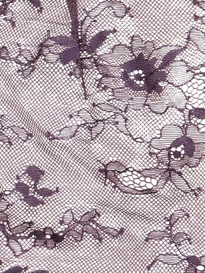 The Attico: Lace maxi dress with train