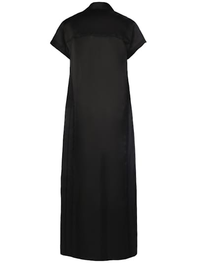 Khaite: Silk maxi shirt dress