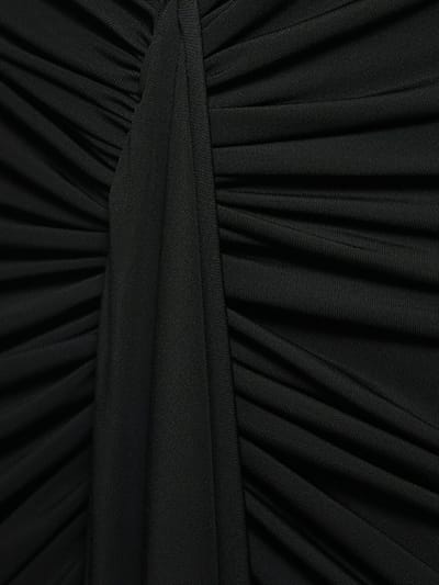 Christopher Esber: Vestido largo drapeado con abertura