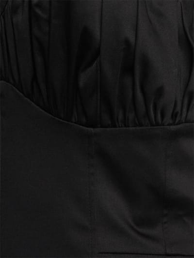 TOVE: Strapless stretch cotton maxi dress
