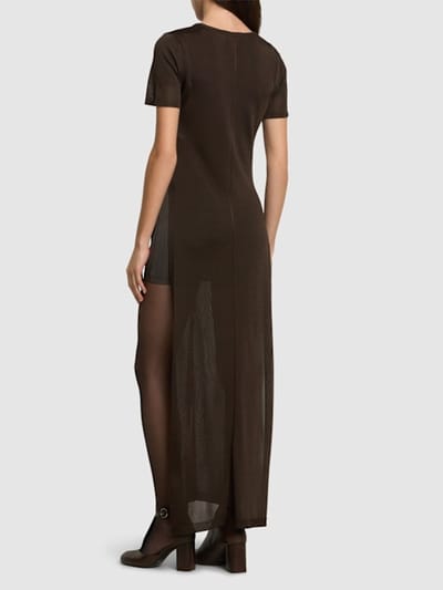 Lemaire: Jersey maxi dress with slit