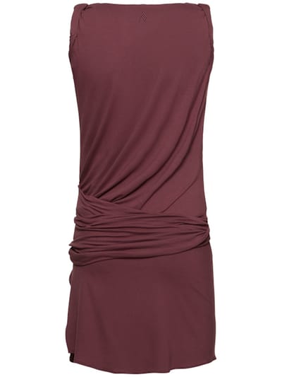 The Attico: Draped jersey mini dress