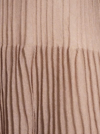 Andreadamo: Pleated knit maxi dress