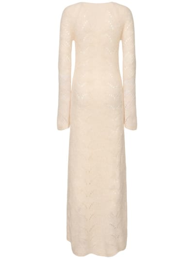 The Garment: Robe longue en maille ajourée