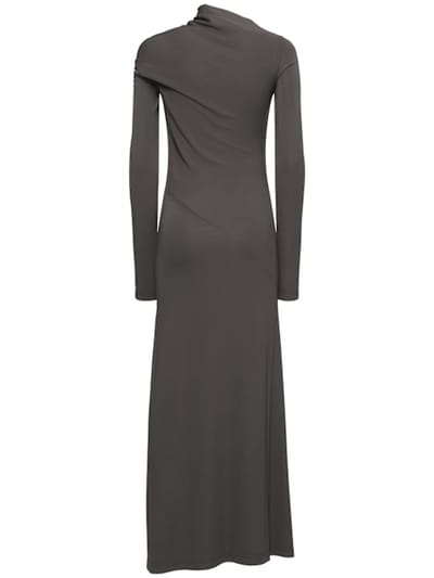 Toteme: Draped jersey maxi dress