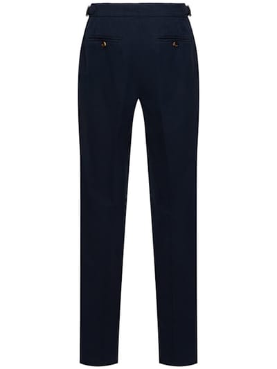 Brunello Cucinelli: 打褶棉质裤子