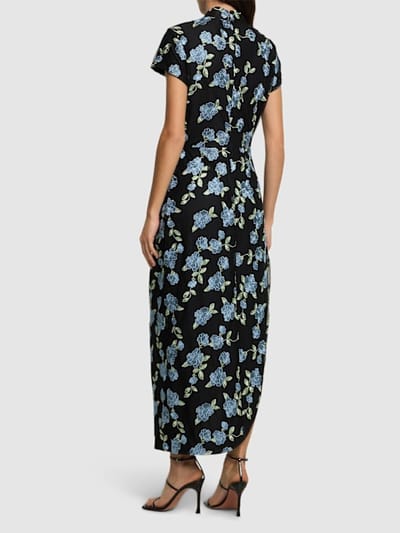 Rotate: Robe midi en tulle brodé