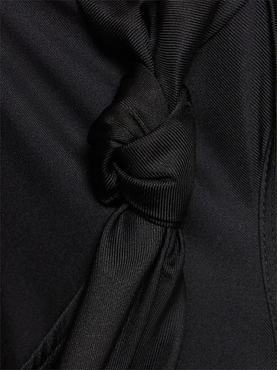 Loulou De Saison: Abito lungo in seta drappeggiato