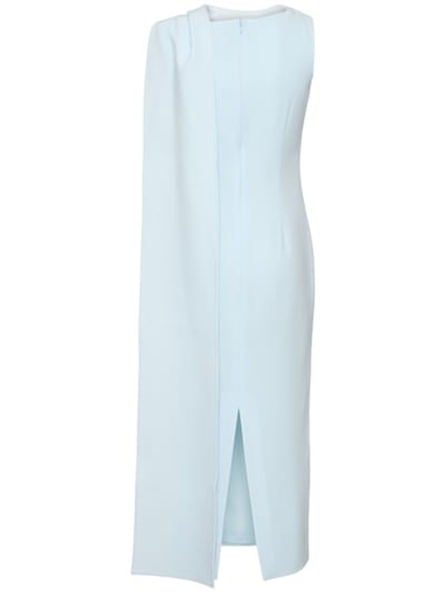 Roland Mouret: Abito midi asimmetrico con drappeggio
