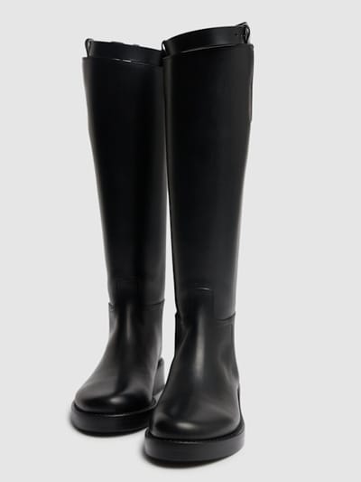 Ann Demeulemeester: 带带扣的膝高靴