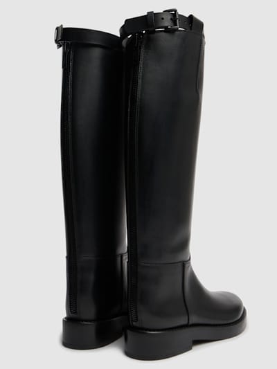 Ann Demeulemeester: 带带扣的膝高靴